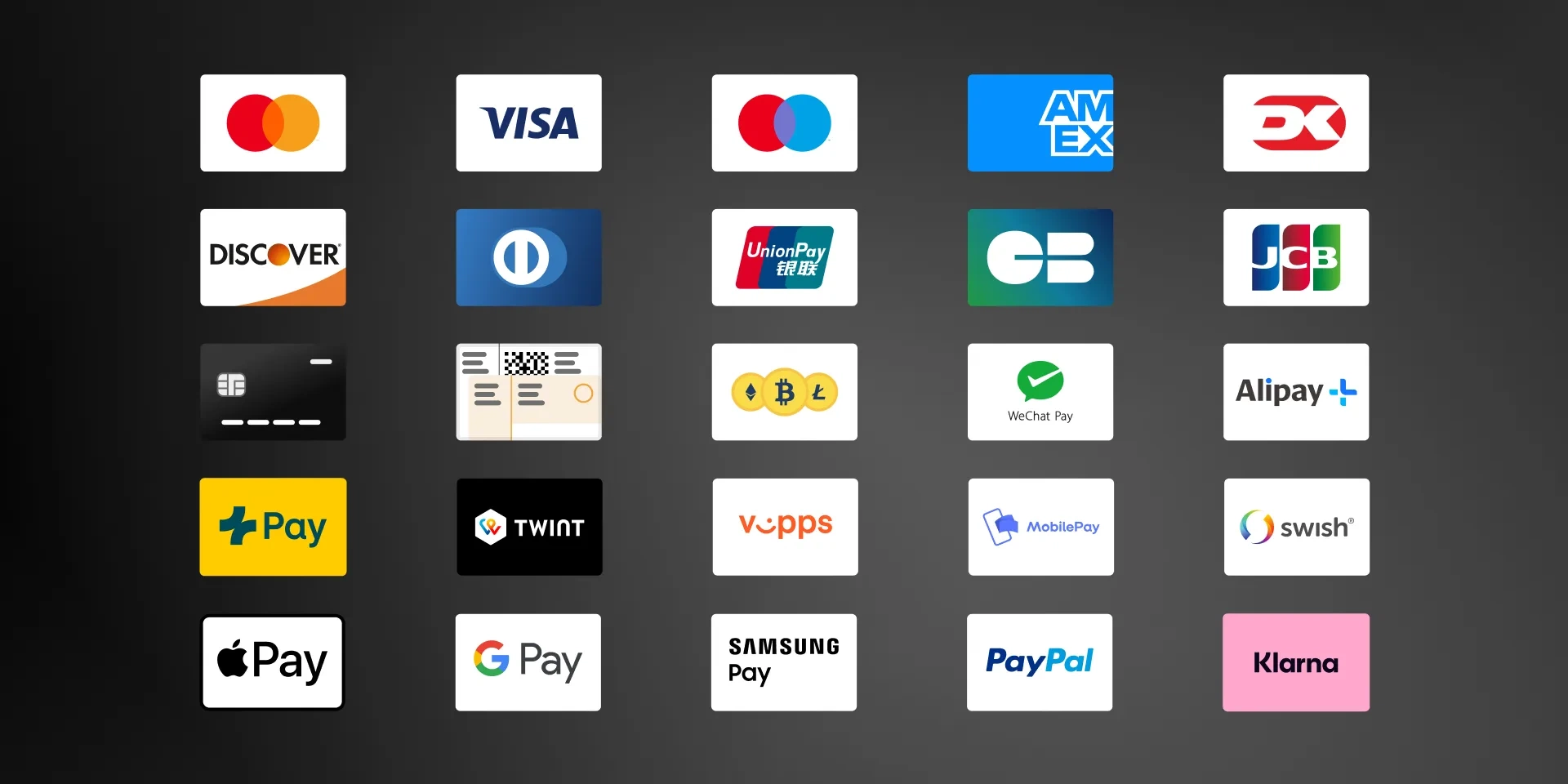 婉儿别闹支持的多种安全支付方式图标展示